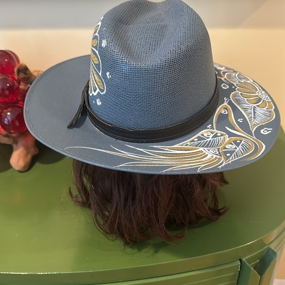Hand painted Sombrero Made in Mexico 🇲🇽 - Picture 4 of 8